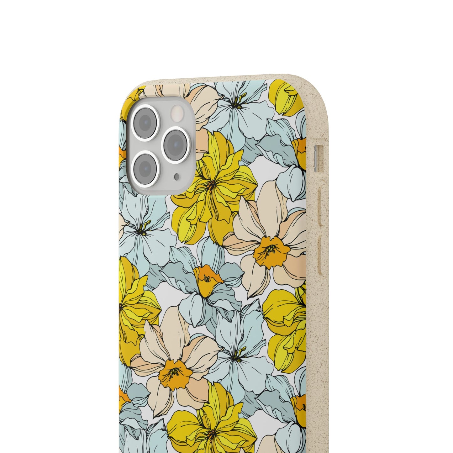 Floral Collection Biodegradable Phone Case - Eco-Friendly Style for Nature Lovers with Personalization by Margo Makaroff