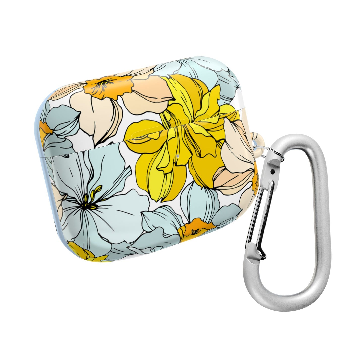 Elegant Floral AirPod Case - Margo Makaroff - Personalization Available