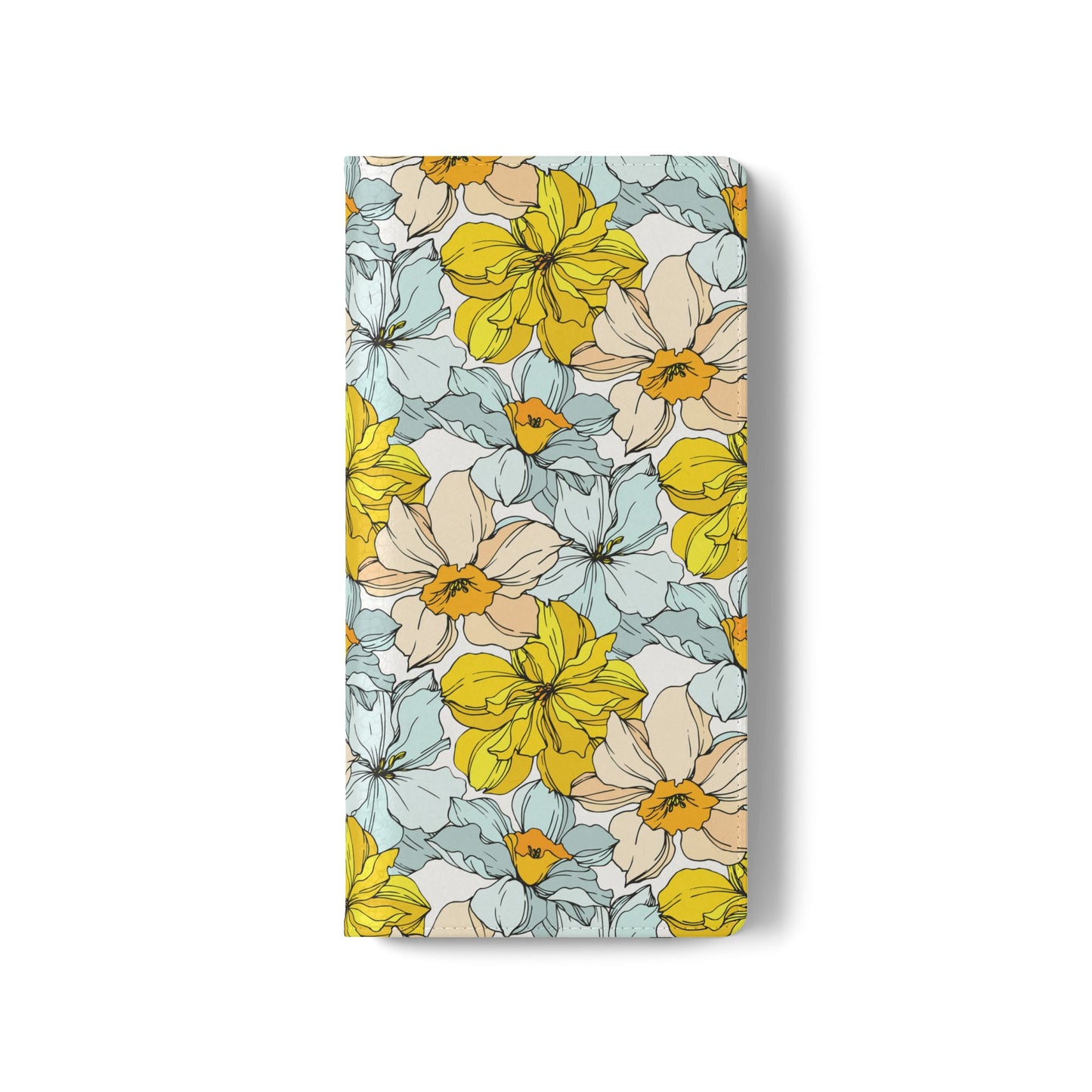 Floral with Pastel Yellow Wallet Case for iPhone & Android – Margo Makroff - Personalization Available