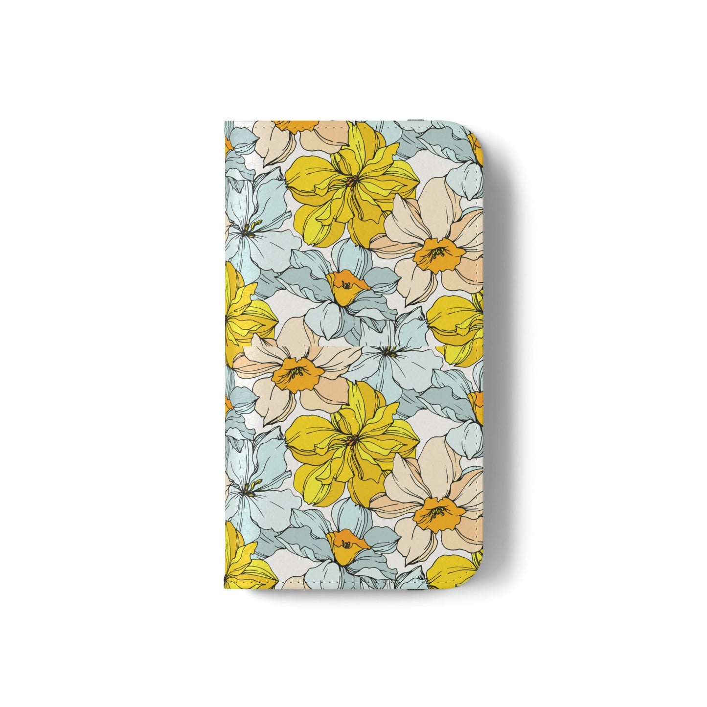 Floral with Pastel Yellow Wallet Case for iPhone & Android – Margo Makroff - Personalization Available