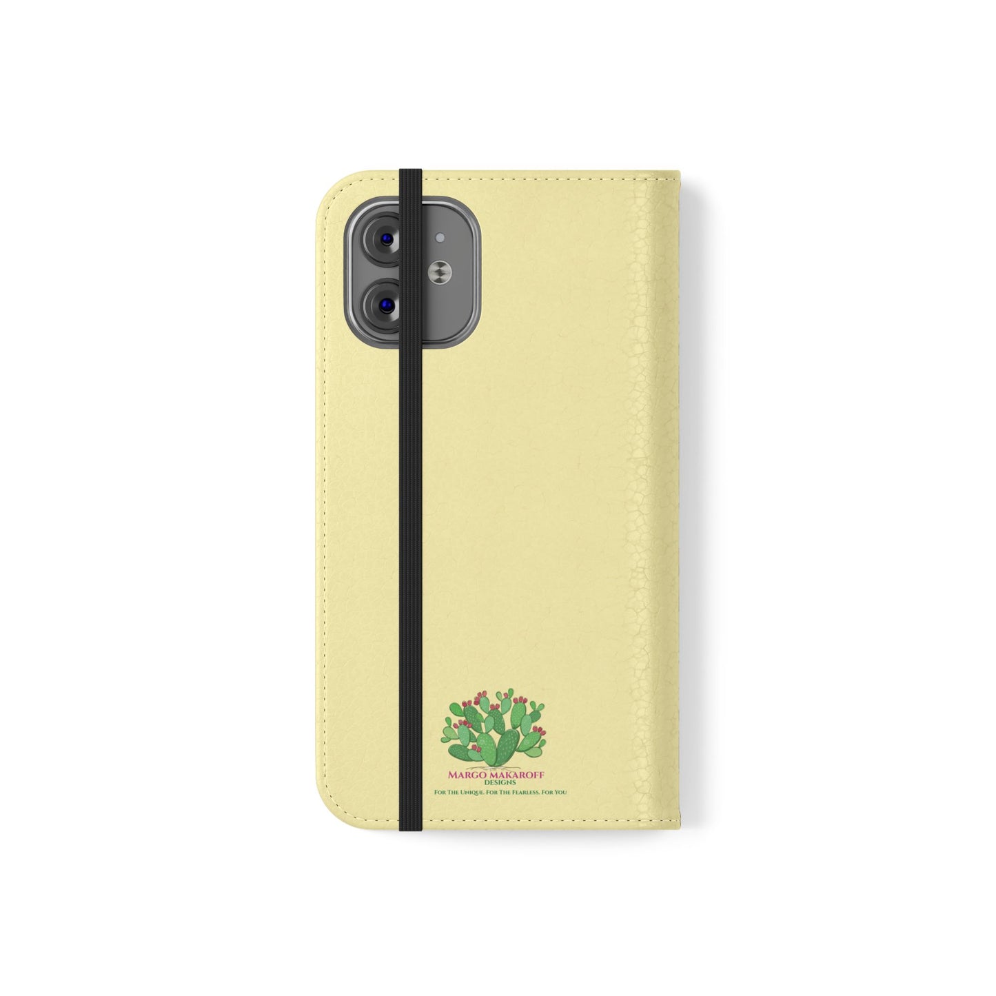 Floral with Pastel Yellow Wallet Case for iPhone & Android – Margo Makroff - Personalization Available