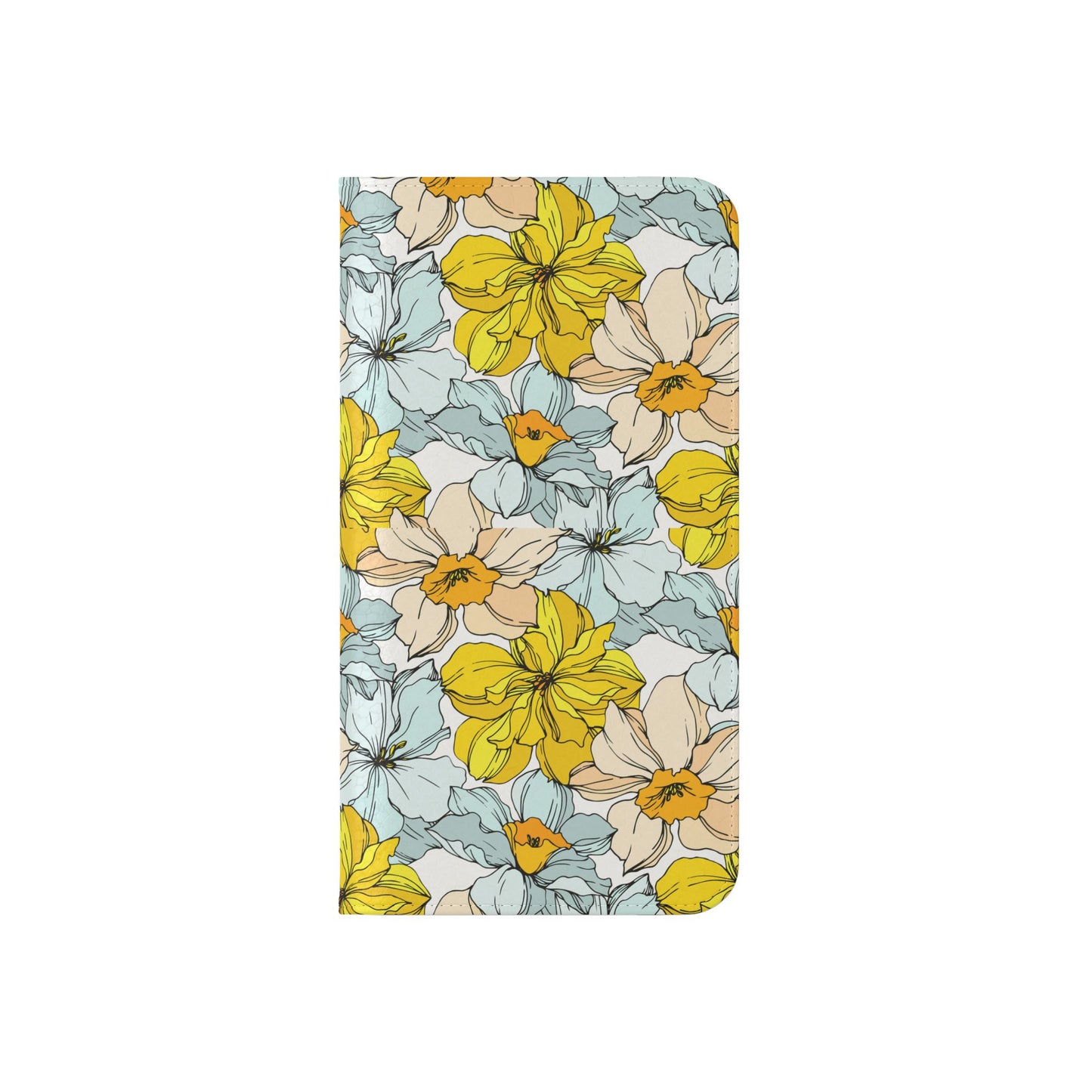 Floral with Pastel Yellow Wallet Case for iPhone & Android – Margo Makroff - Personalization Available