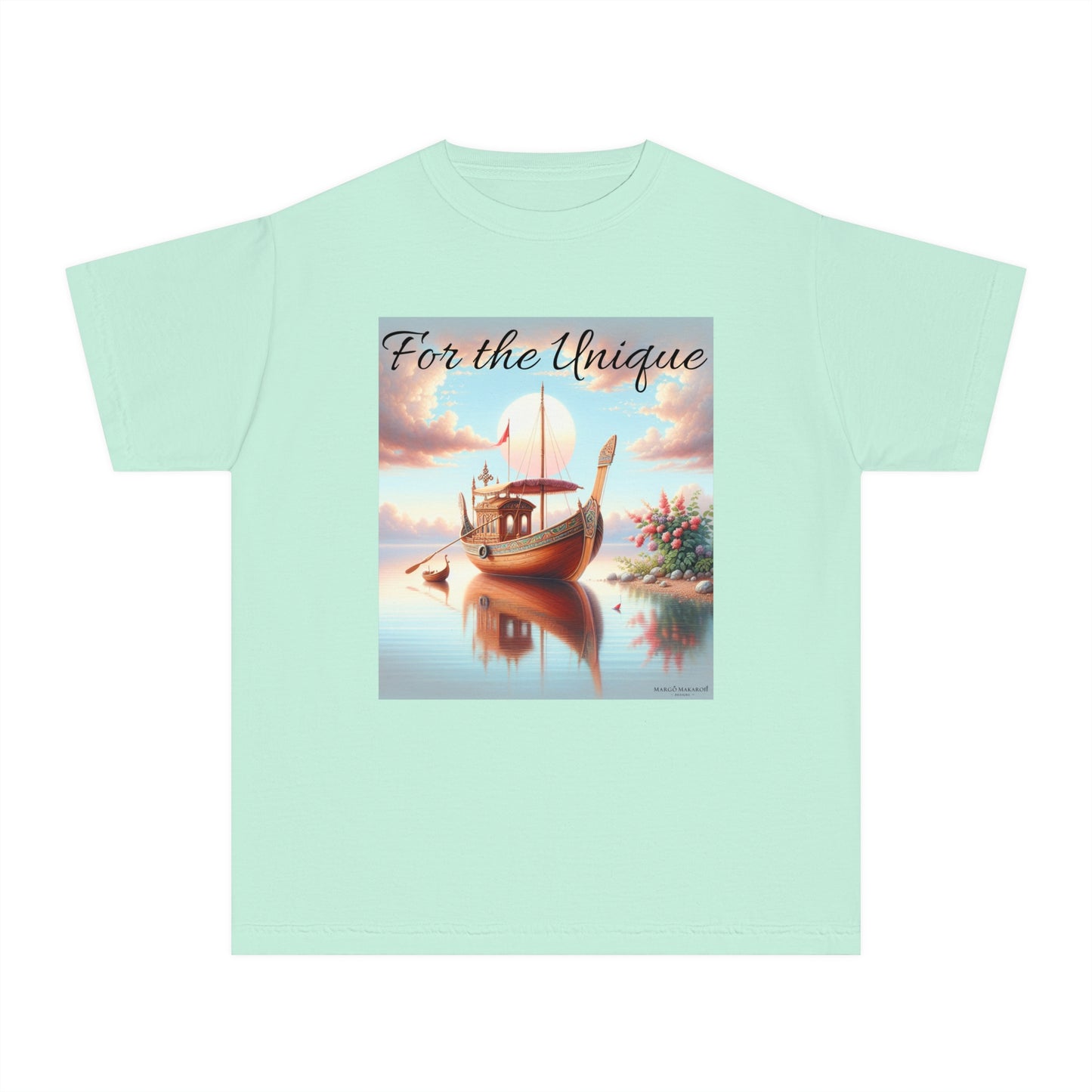 Youth "For The Unique" Tee - Design by Margo Makaroff with Personalization
