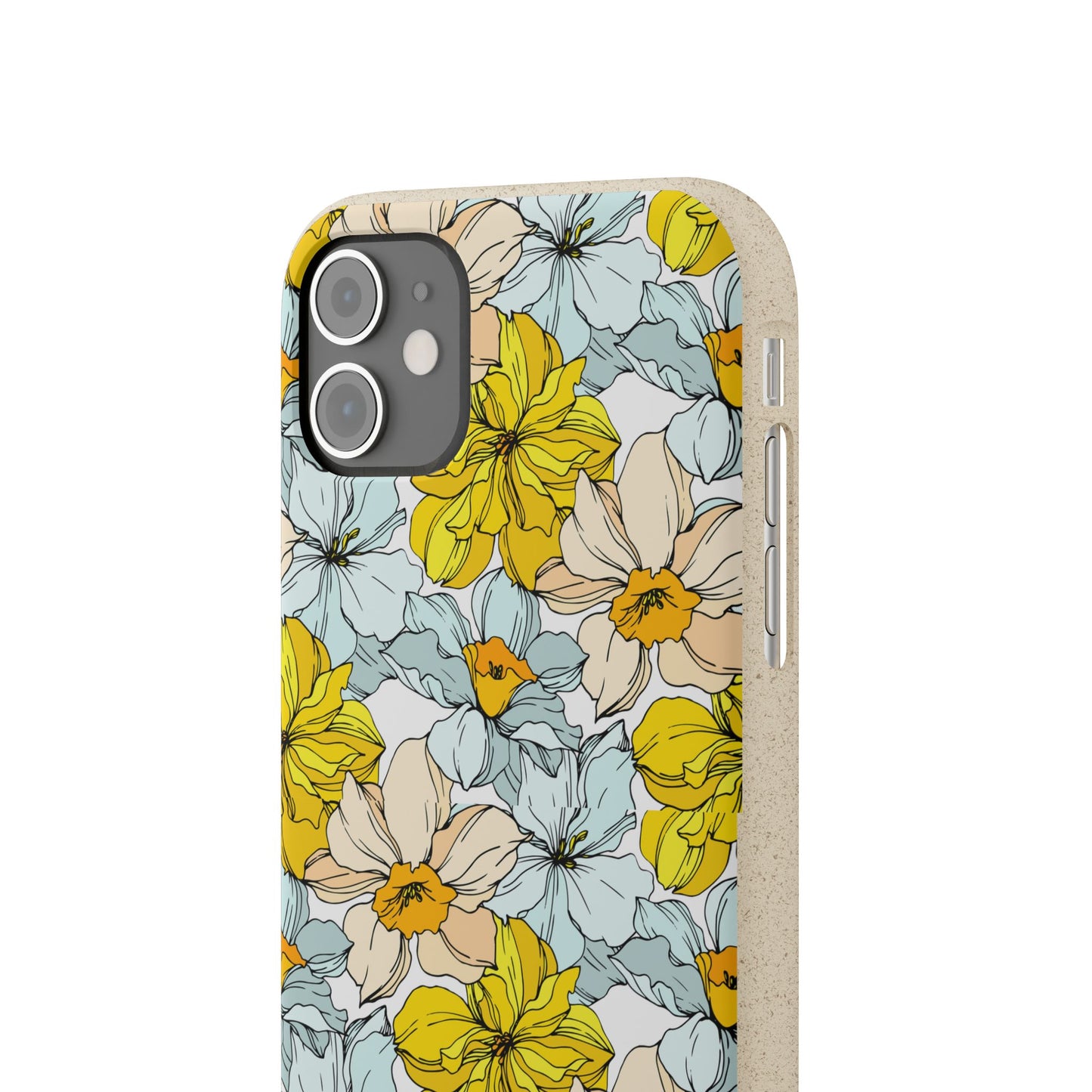 Floral Collection Biodegradable Phone Case - Eco-Friendly Style for Nature Lovers with Personalization by Margo Makaroff