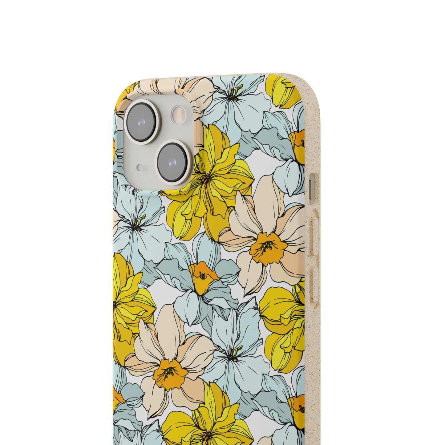 Floral Collection Biodegradable Phone Case - Eco-Friendly Style for Nature Lovers with Personalization by Margo Makaroff