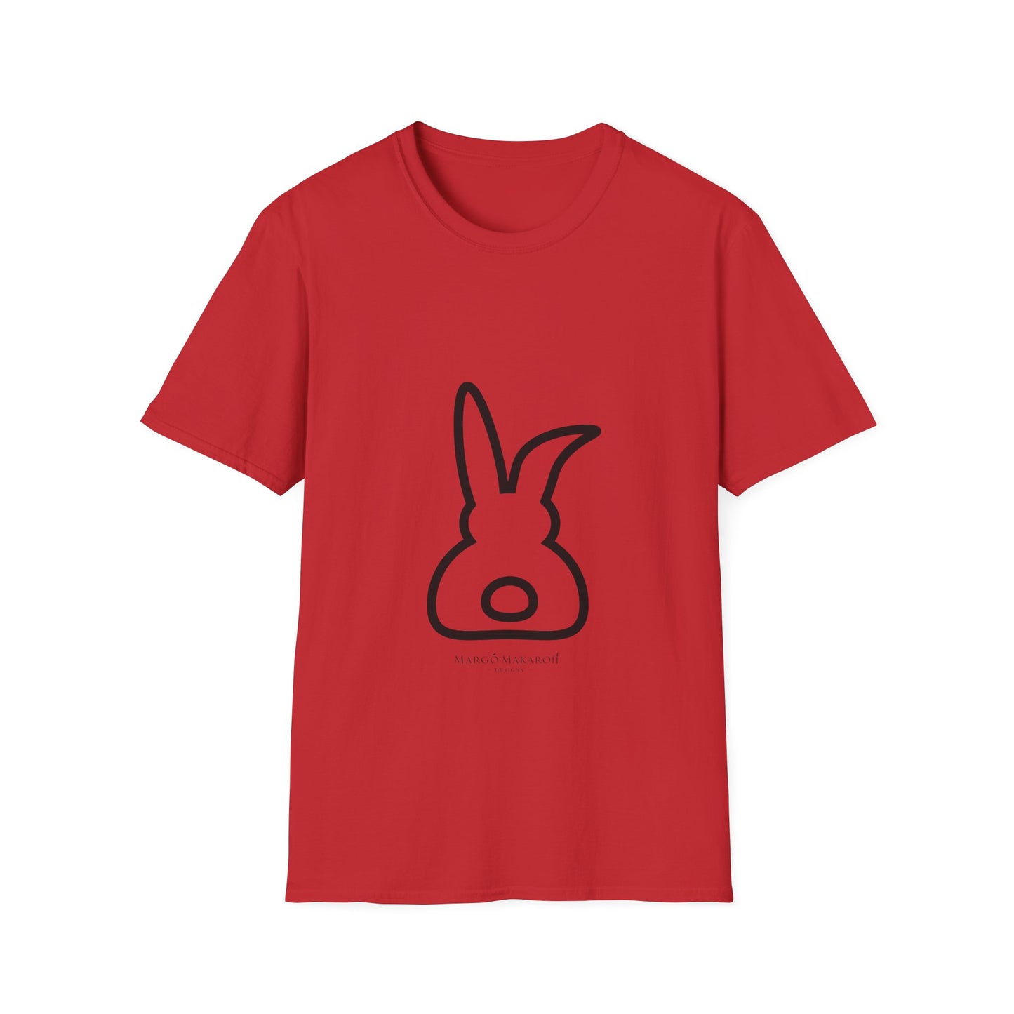 Easter Bunny Softstyle T-Shirt - Margo Makaroff- With Personalization