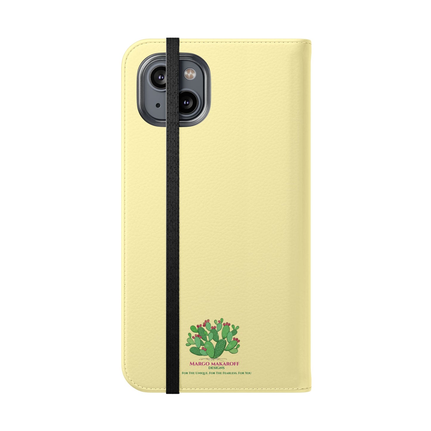Floral with Pastel Yellow Wallet Case for iPhone & Android – Margo Makroff - Personalization Available