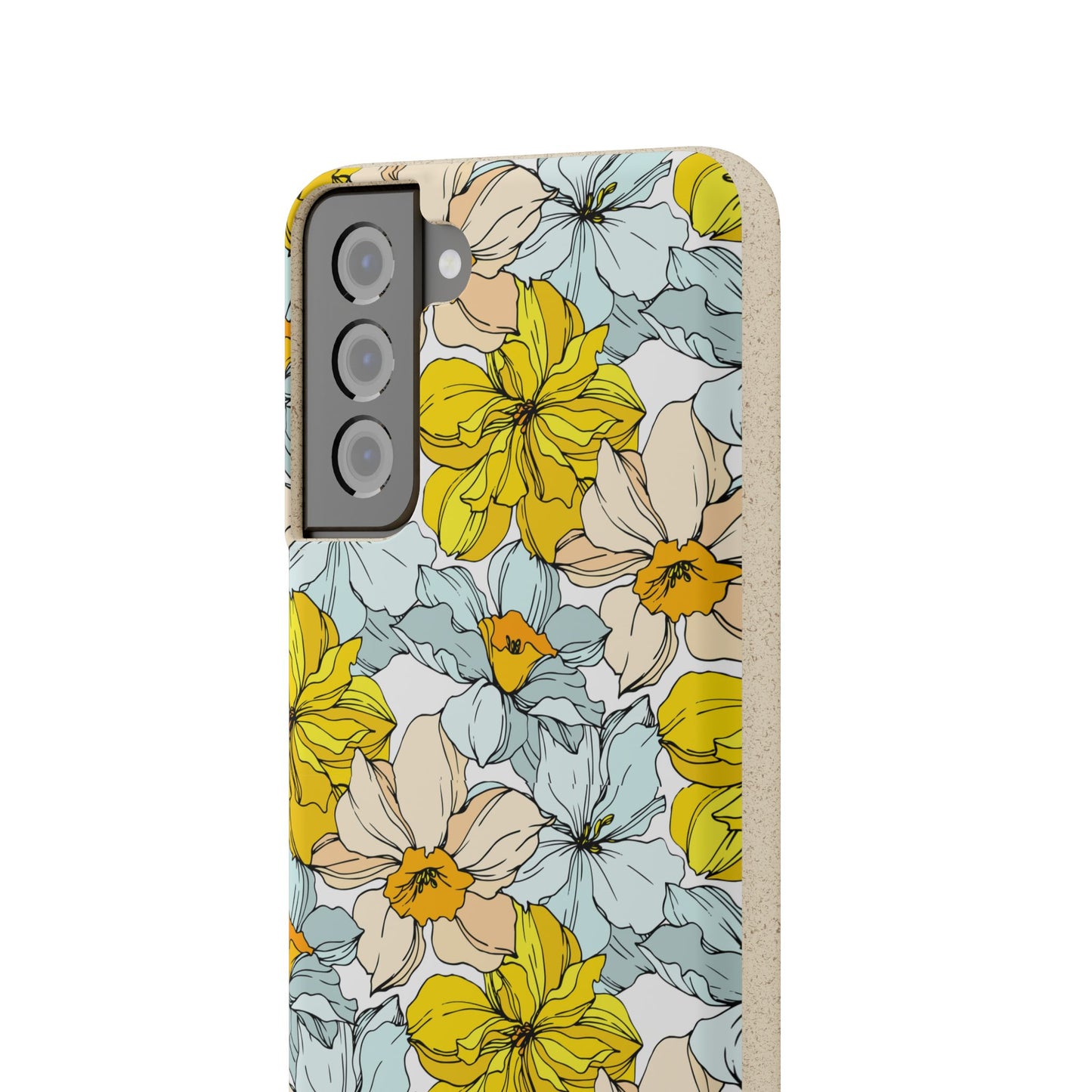 Floral Collection Biodegradable Phone Case - Eco-Friendly Style for Nature Lovers with Personalization by Margo Makaroff