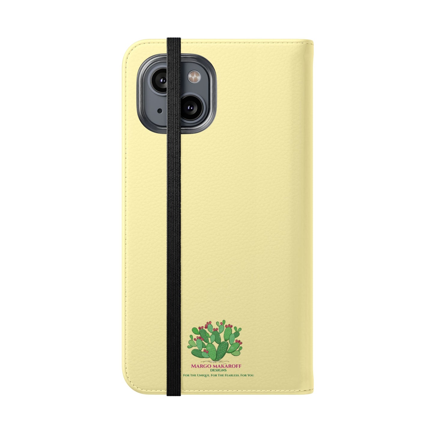 Floral with Pastel Yellow Wallet Case for iPhone & Android – Margo Makroff - Personalization Available
