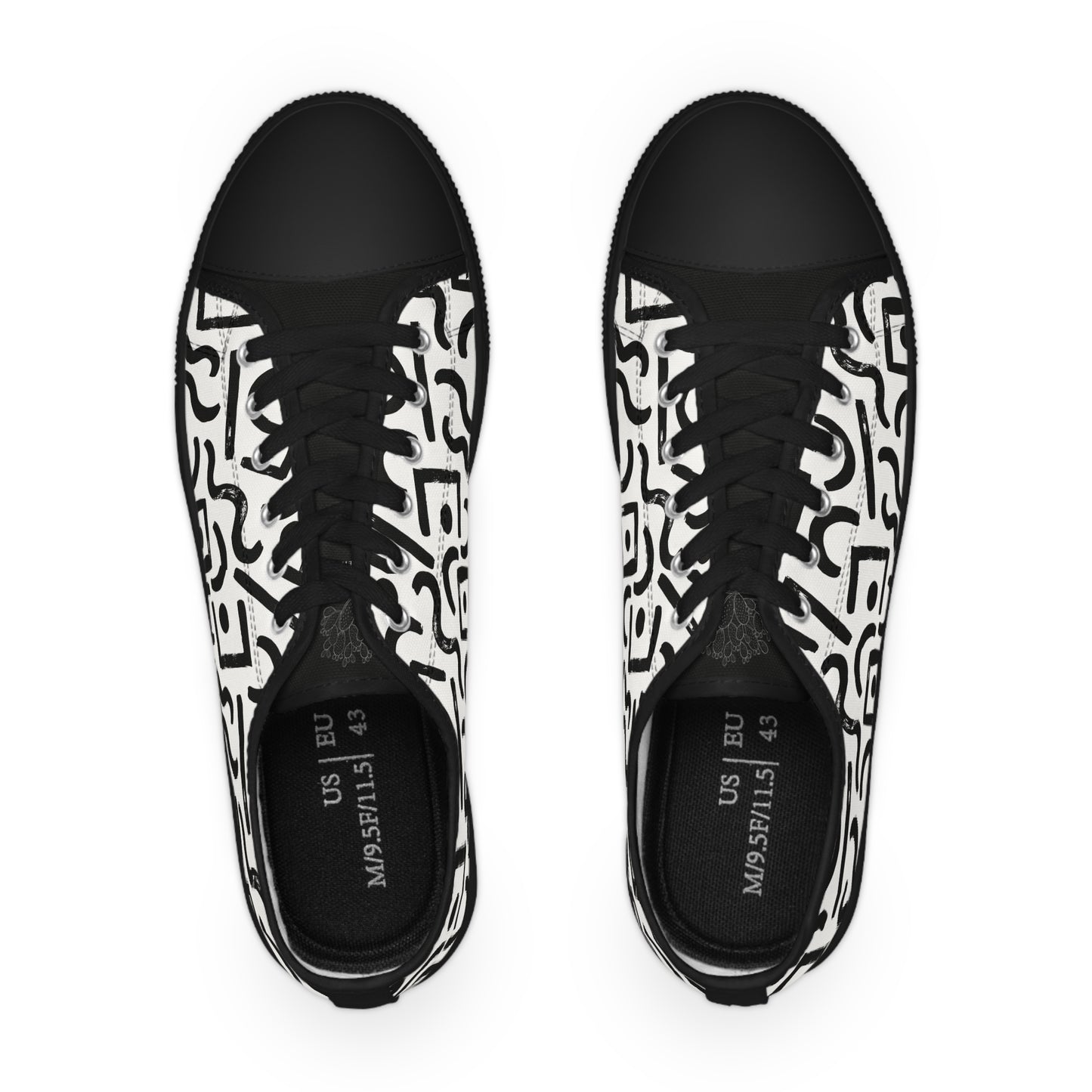 Artistic Black & WhiteSneakers for Creative Souls by Margo Makaroff - Personalization Available