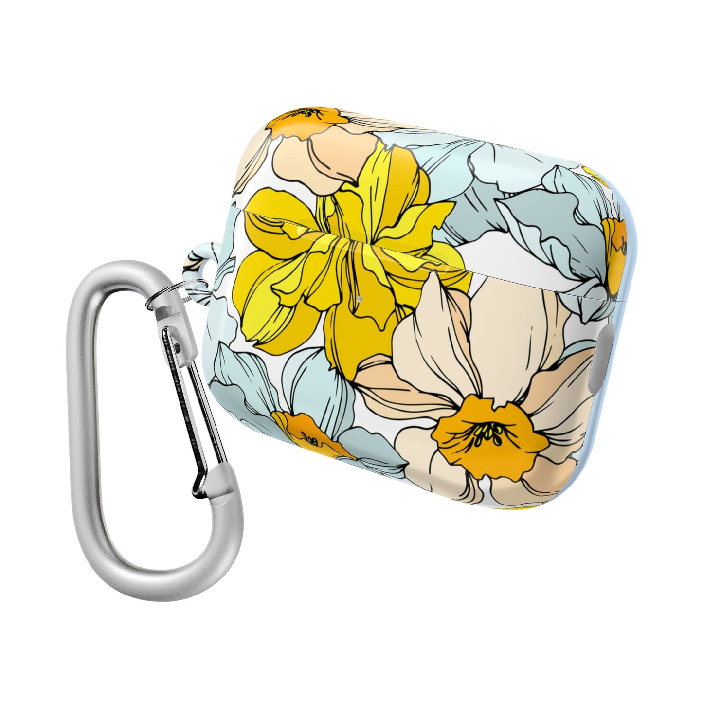 Floral Collection AirPod Case in Buttermilk - Margo Makroff - Personalization Available