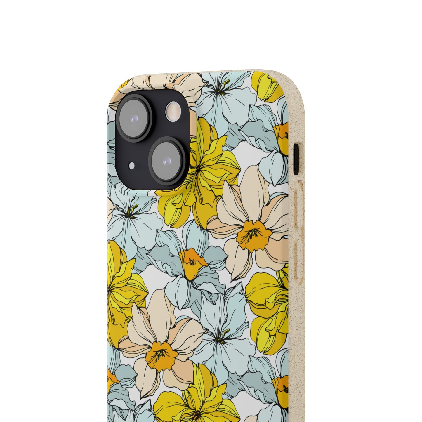 Floral Collection Biodegradable Phone Case - Eco-Friendly Style for Nature Lovers with Personalization by Margo Makaroff