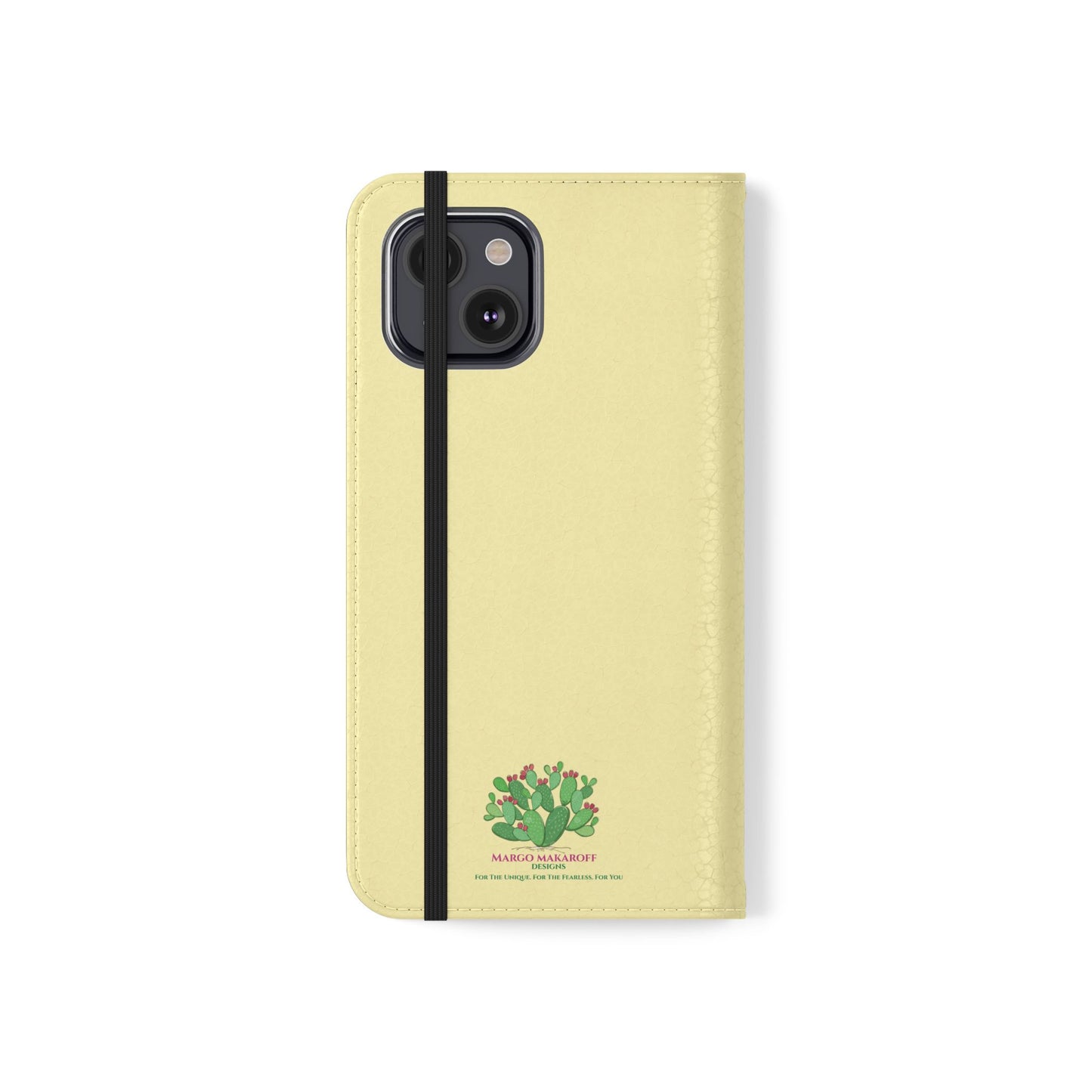 Floral with Pastel Yellow Wallet Case for iPhone & Android – Margo Makroff - Personalization Available