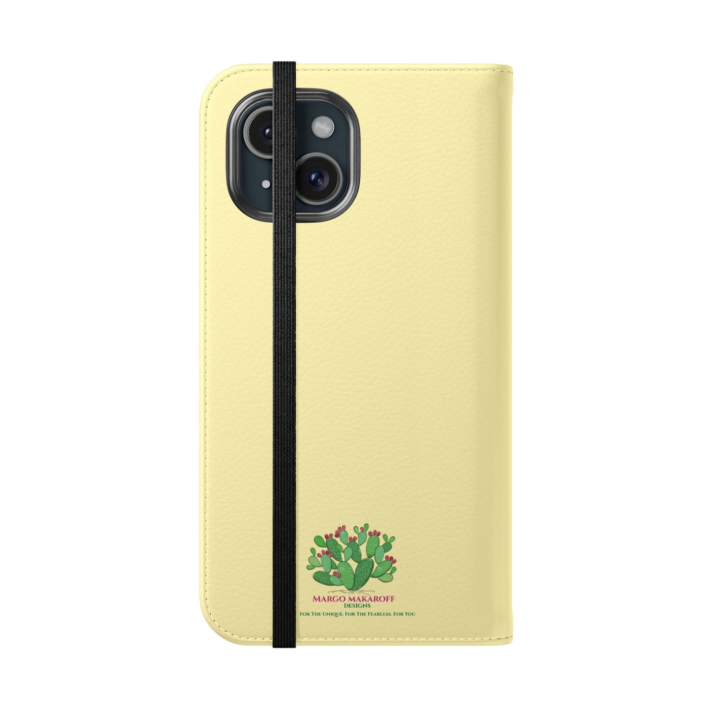 Floral with Pastel Yellow Wallet Case for iPhone & Android – Margo Makroff - Personalization Available