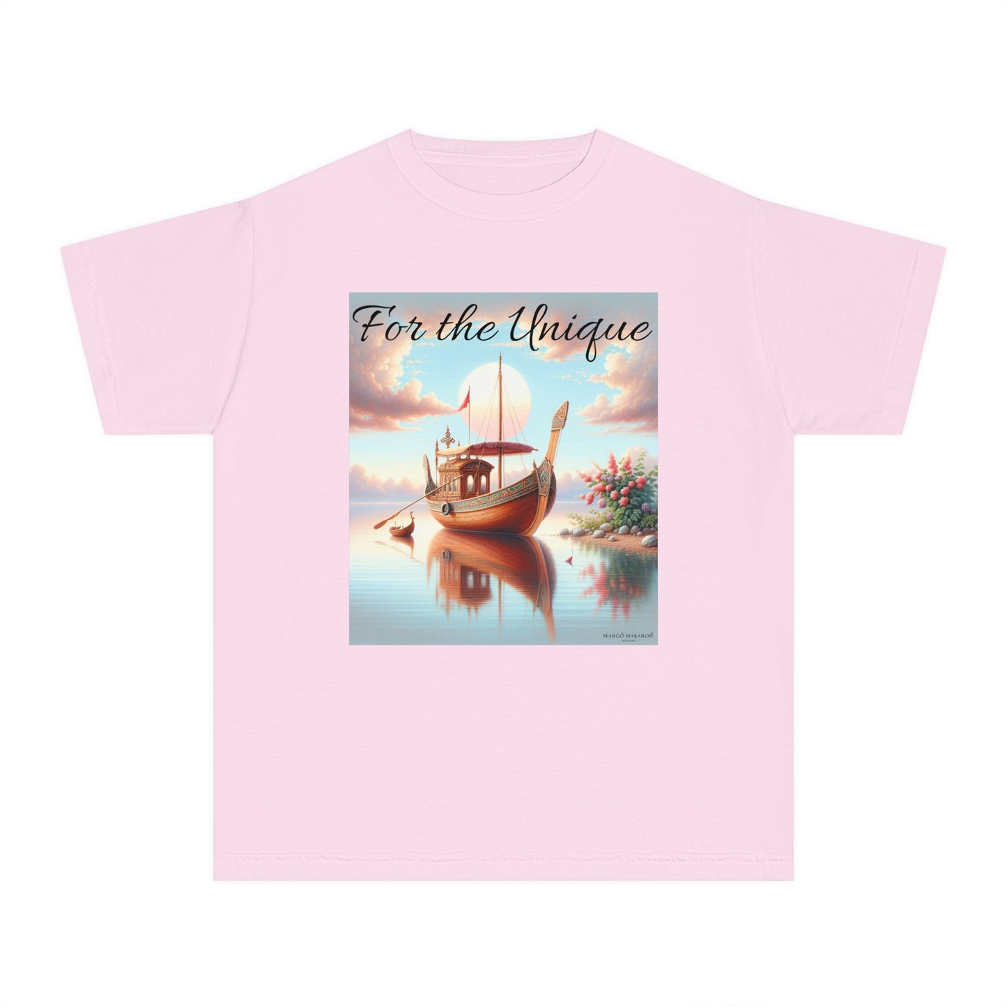 Youth "For The Unique" Tee - Design by Margo Makaroff with Personalization