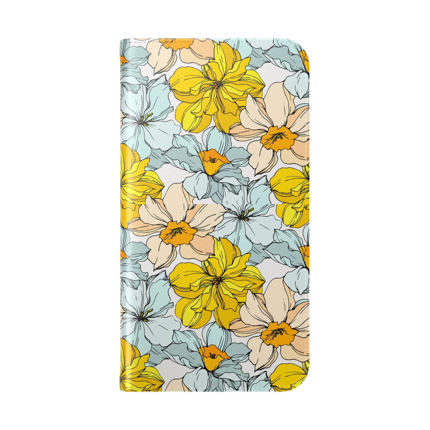 Floral with Pastel Yellow Wallet Case for iPhone & Android – Margo Makroff - Personalization Available