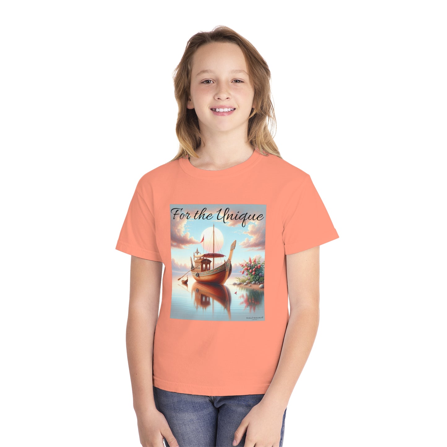 Youth "For The Unique" Tee - Design by Margo Makaroff with Personalization