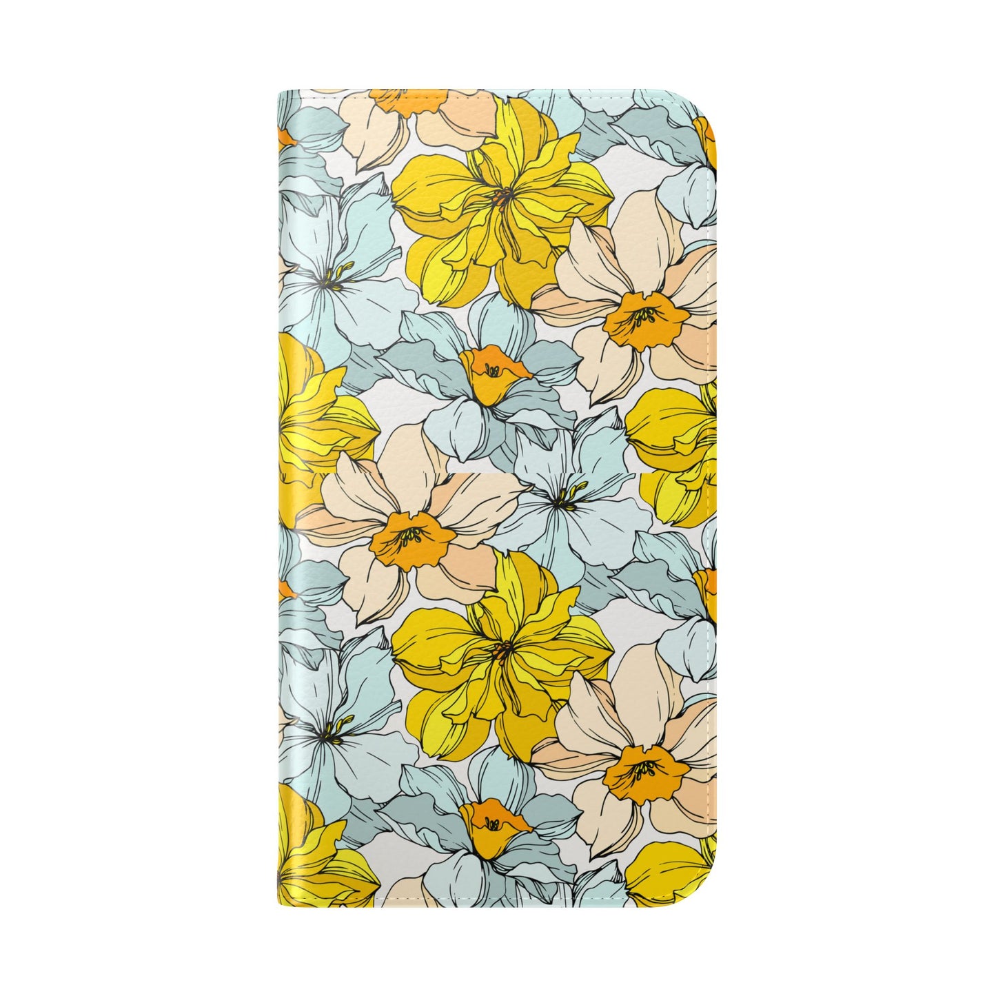 Floral with Pastel Yellow Wallet Case for iPhone & Android – Margo Makroff - Personalization Available