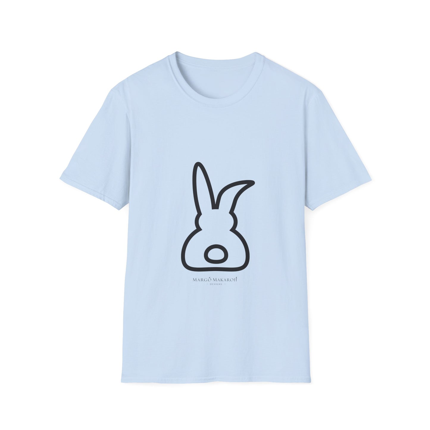 Easter Bunny Softstyle T-Shirt - Margo Makaroff- With Personalization