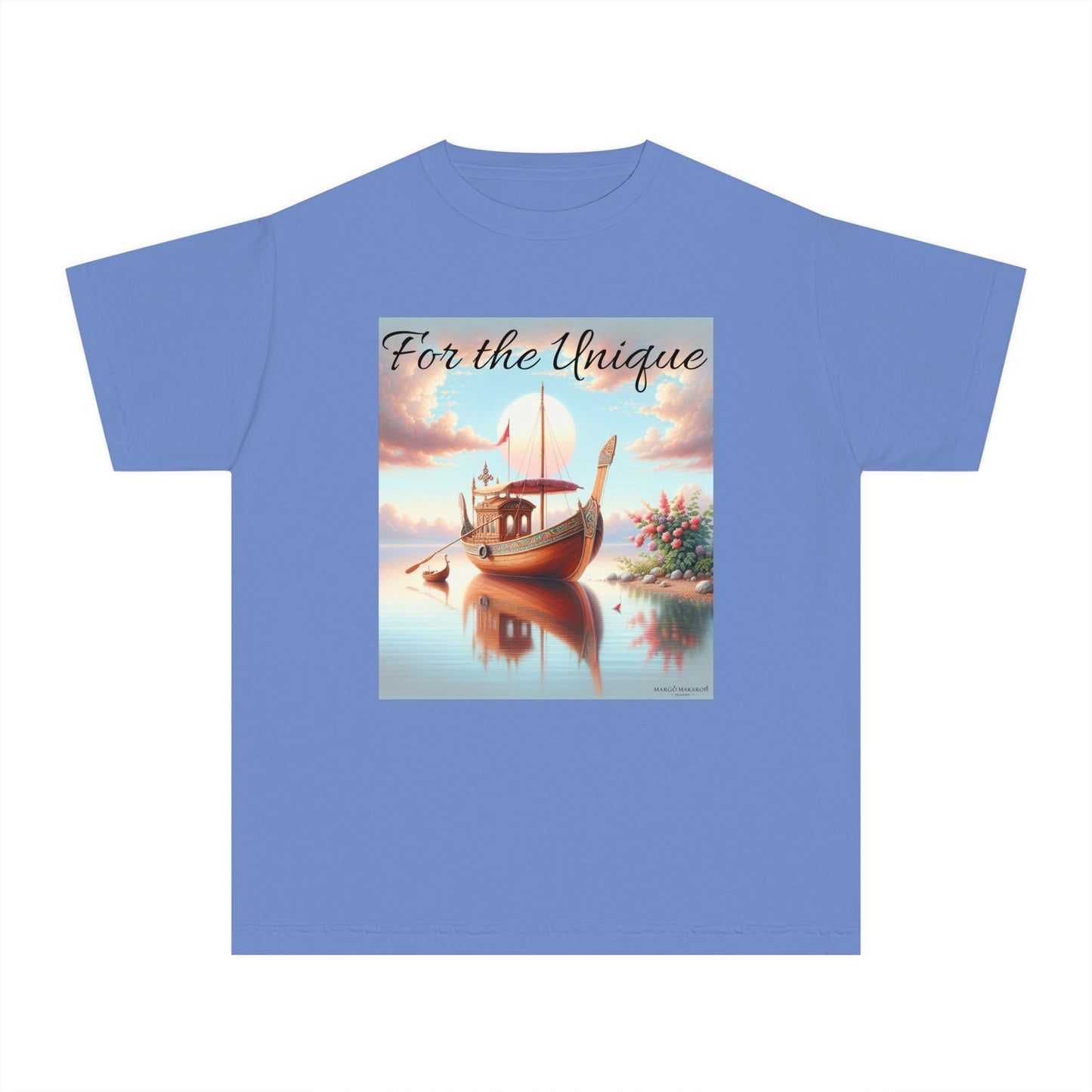 Youth "For The Unique" Tee - Design by Margo Makaroff with Personalization