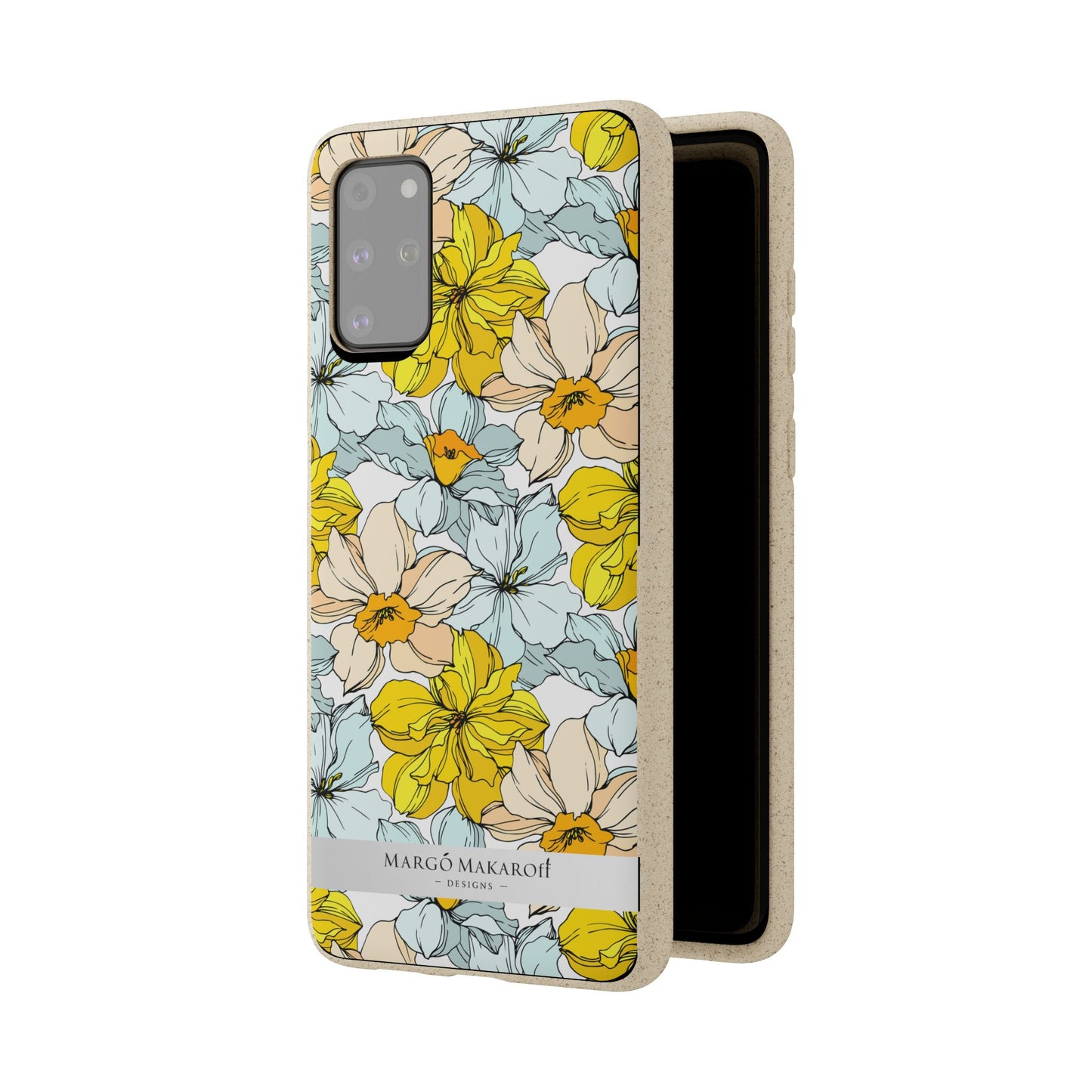 Floral Collection Biodegradable Phone Case - Eco-Friendly Style for Nature Lovers with Personalization by Margo Makaroff