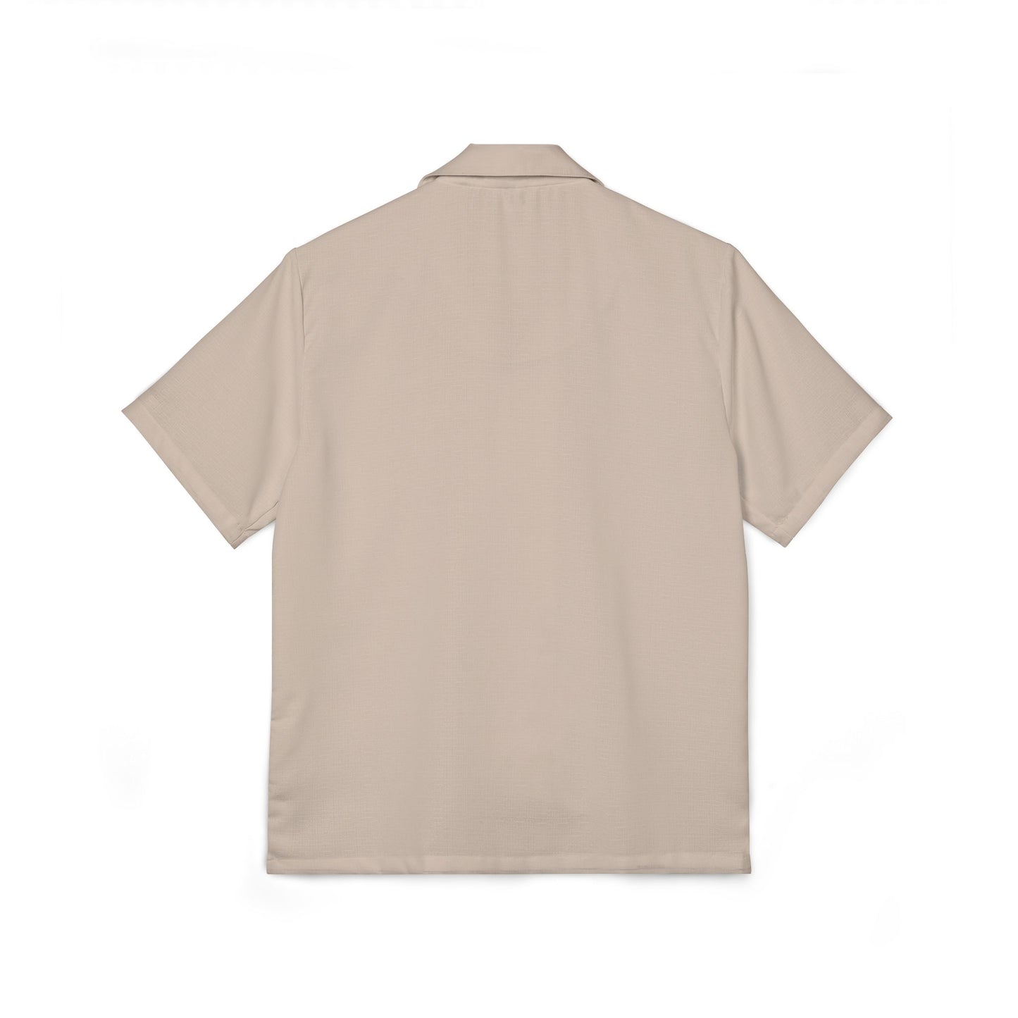 Men's Shirt - Pastel Beige with Floral Design by Margo Makaroff