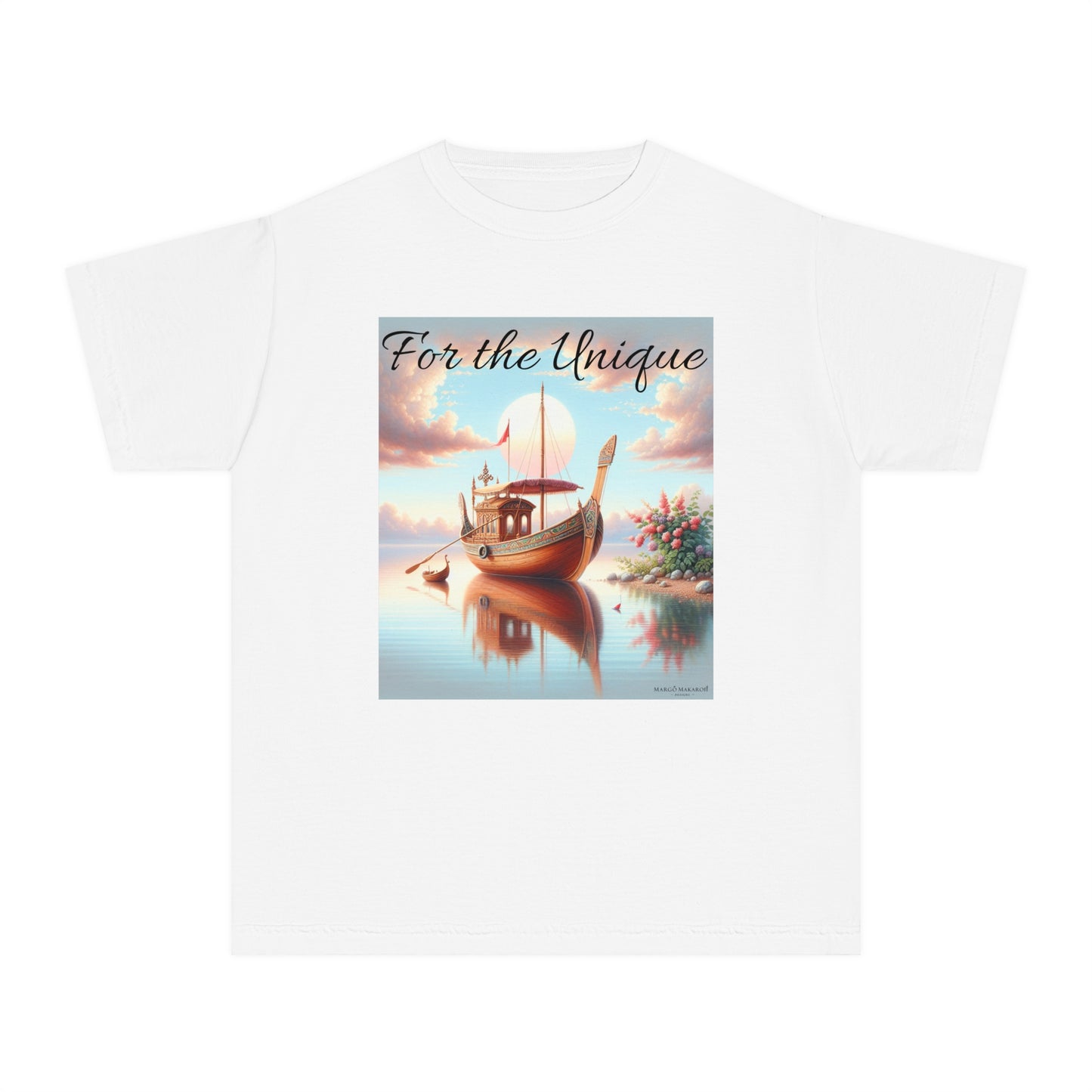 Youth "For The Unique" Tee - Design by Margo Makaroff with Personalization