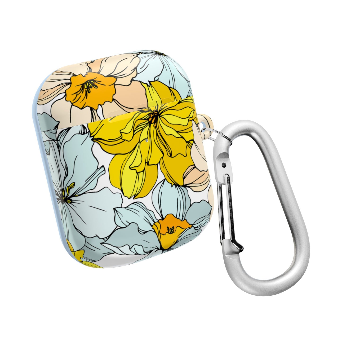 Floral Collection AirPod Case in Buttermilk - Margo Makroff - Personalization Available