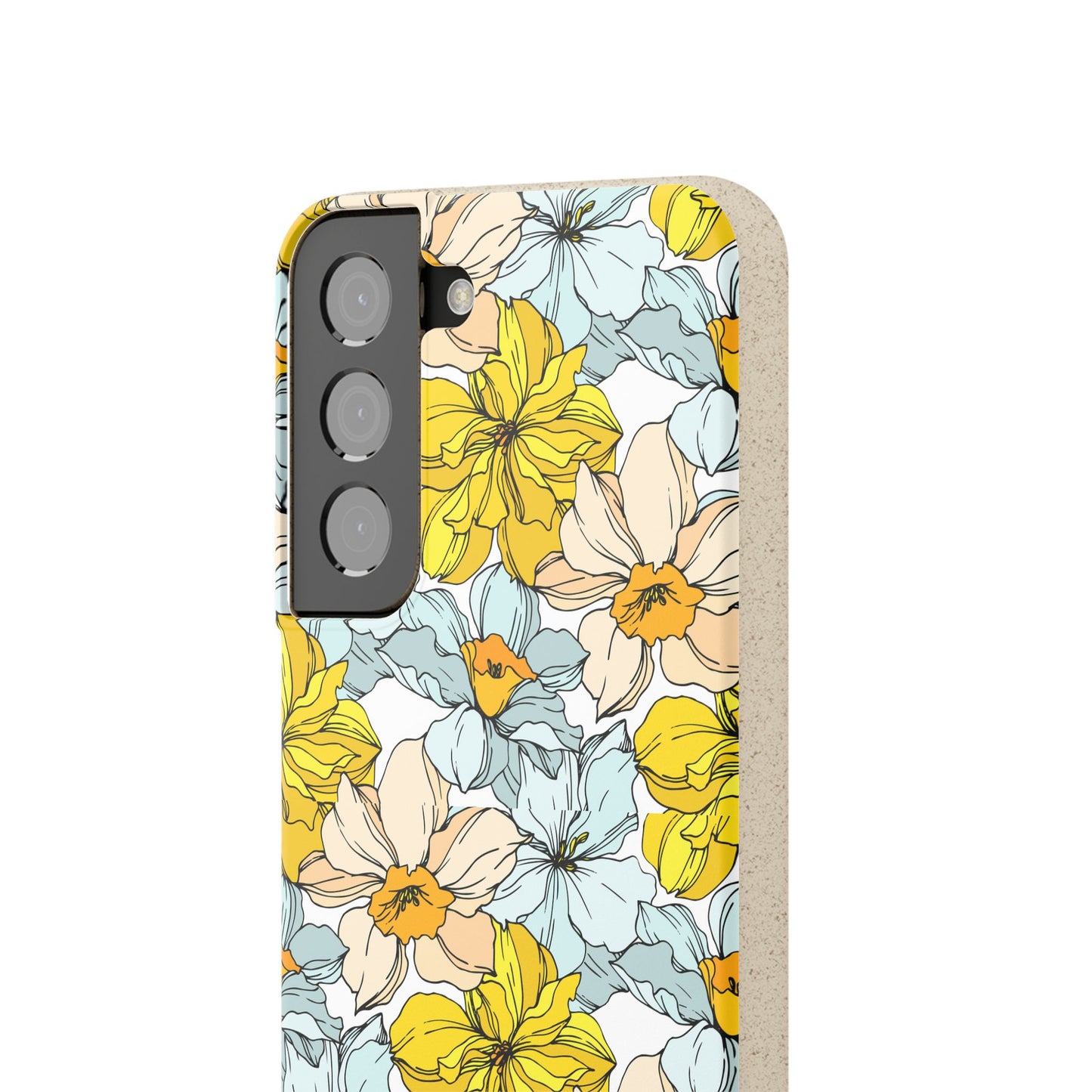 Floral Collection Biodegradable Phone Case - Eco-Friendly Style for Nature Lovers with Personalization by Margo Makaroff