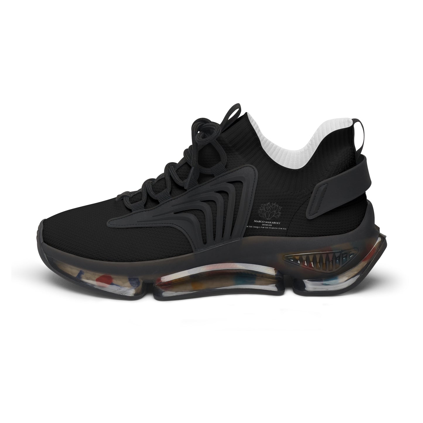 Elegant Women's Mesh Sneakers for Active Lifestyle Monochrome by Margo Makaroff - Personalization Available