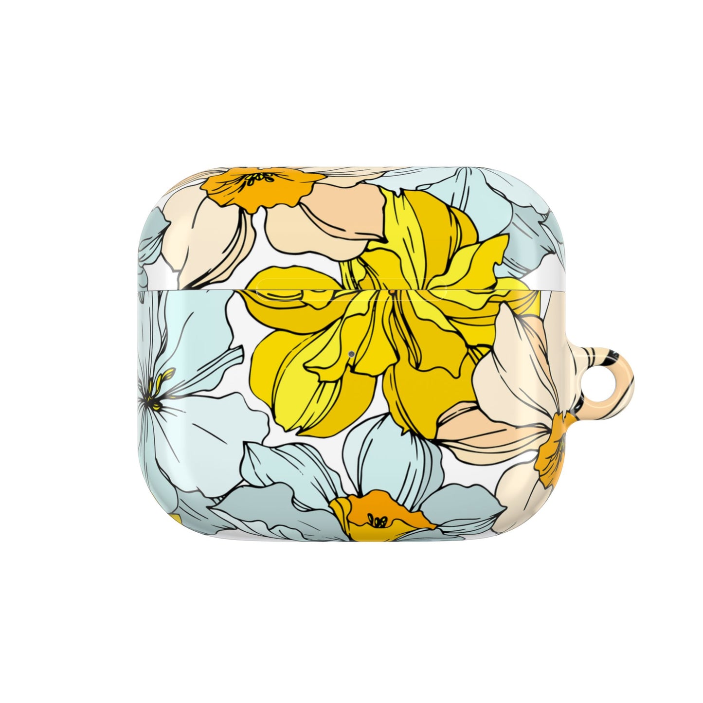 Floral Collection AirPod Case in Buttermilk - Margo Makroff - Personalization Available