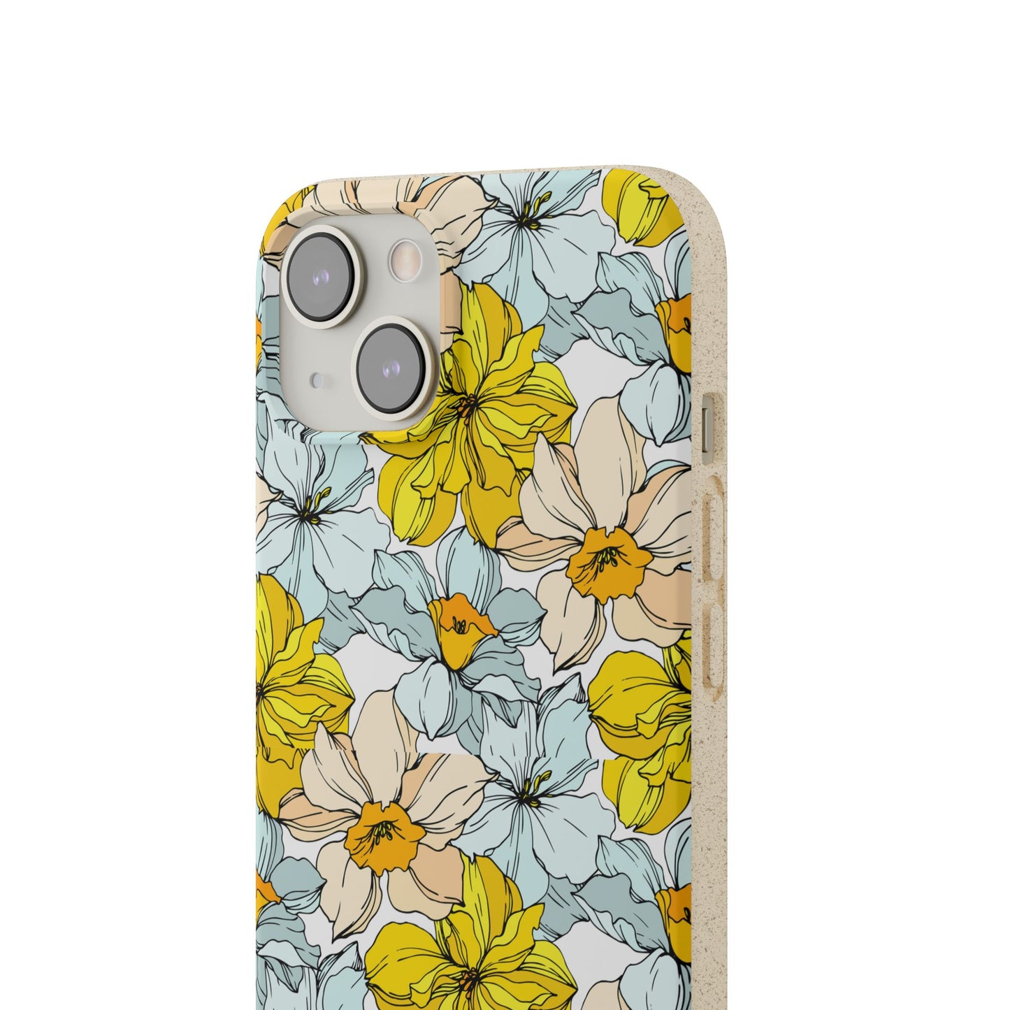 Floral Collection Biodegradable Phone Case - Eco-Friendly Style for Nature Lovers with Personalization by Margo Makaroff