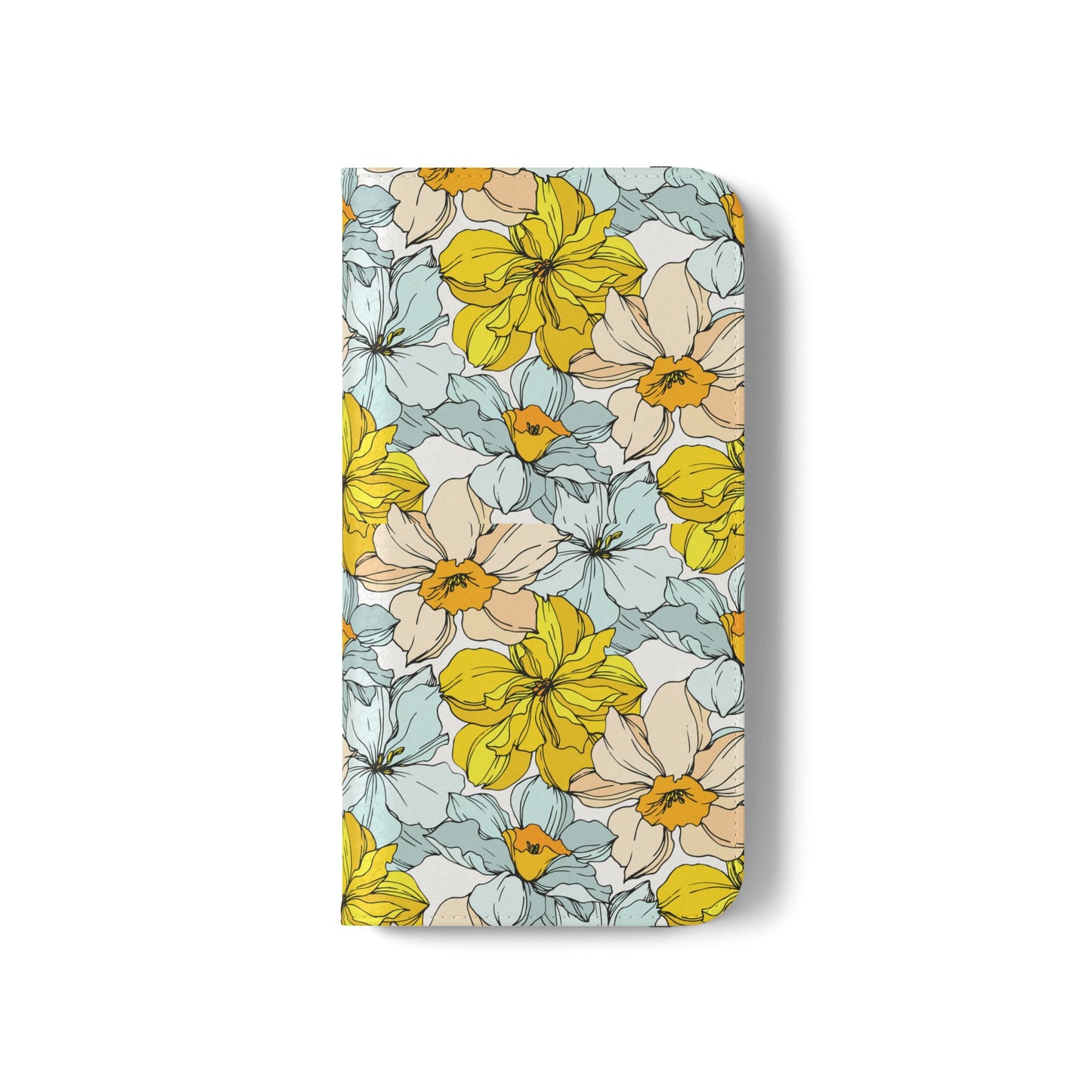 Floral with Pastel Yellow Wallet Case for iPhone & Android – Margo Makroff - Personalization Available