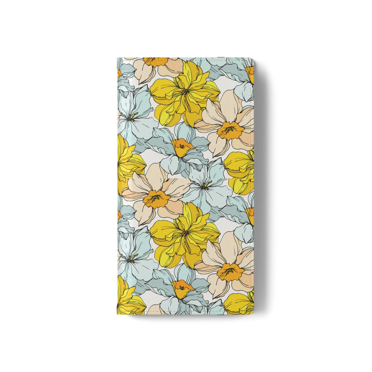 Floral with Pastel Yellow Wallet Case for iPhone & Android – Margo Makroff - Personalization Available