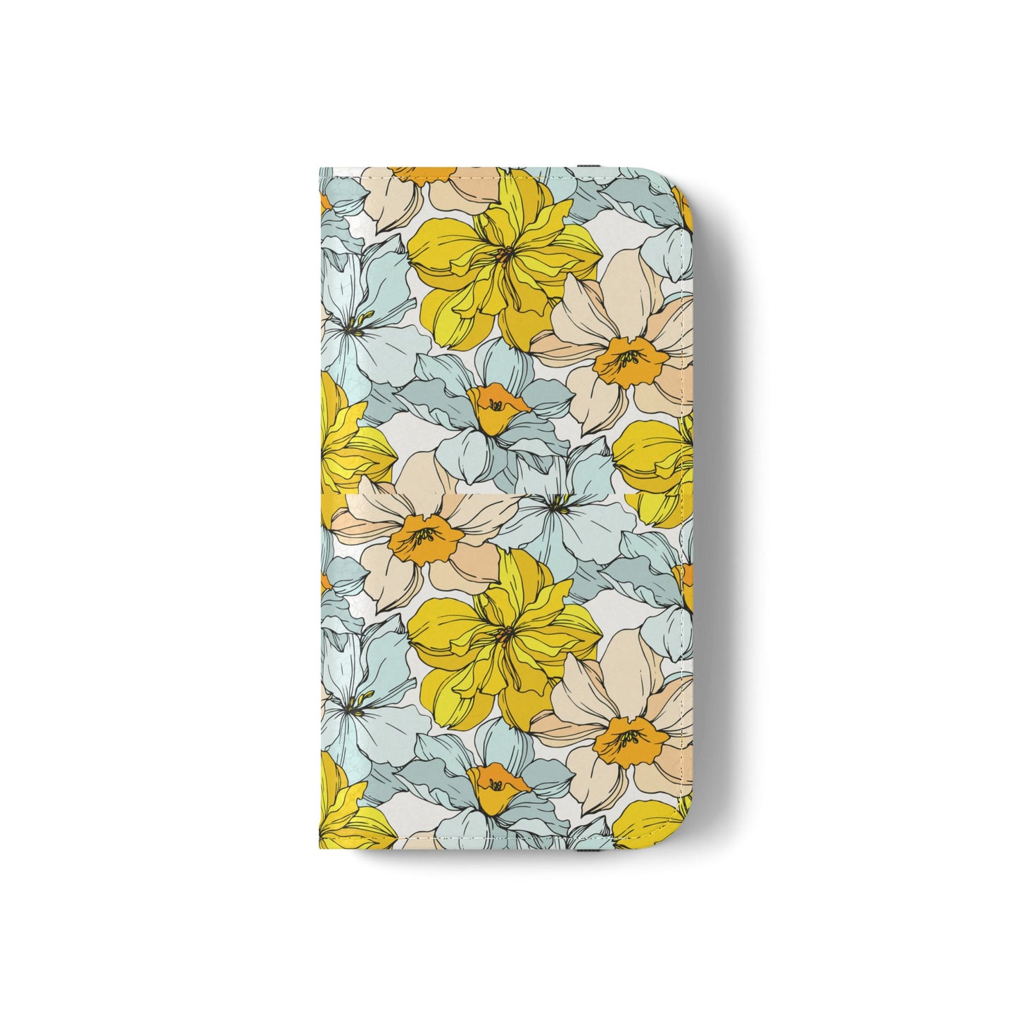 Floral with Pastel Yellow Wallet Case for iPhone & Android – Margo Makroff - Personalization Available