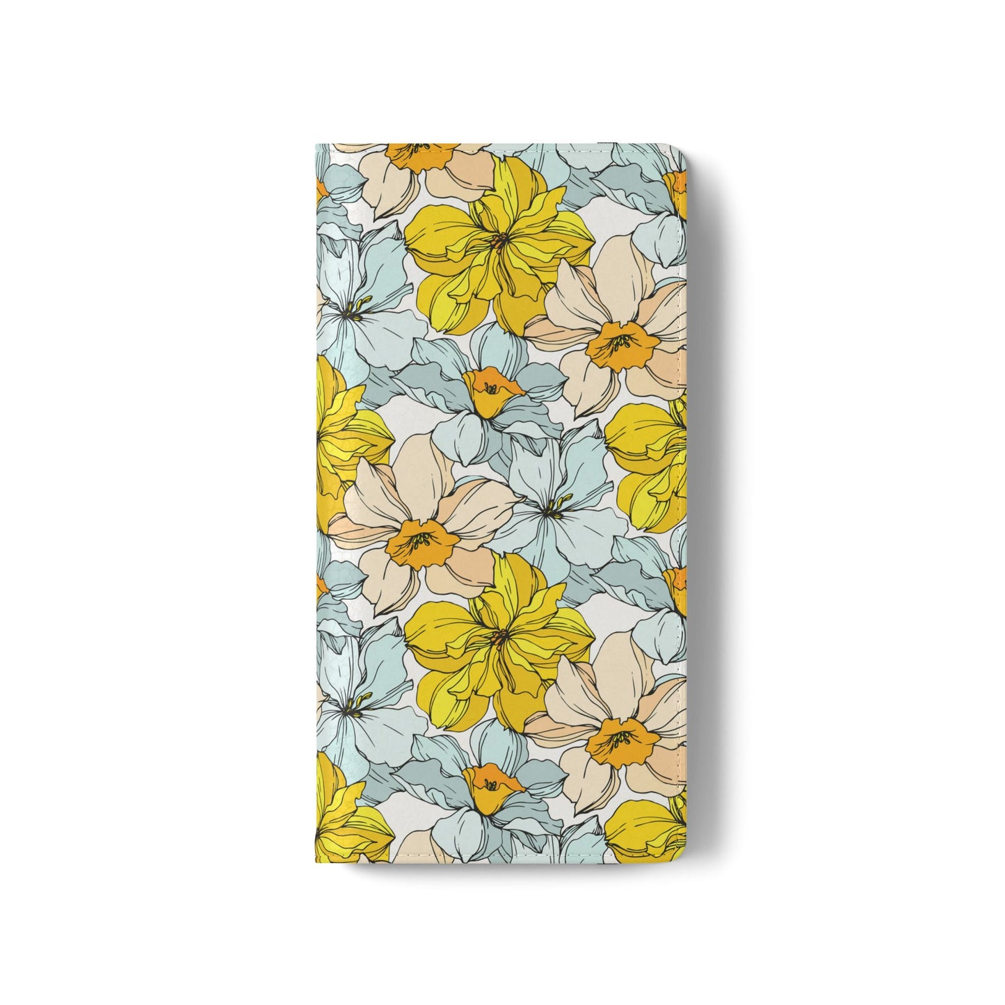 Floral with Pastel Yellow Wallet Case for iPhone & Android – Margo Makroff - Personalization Available