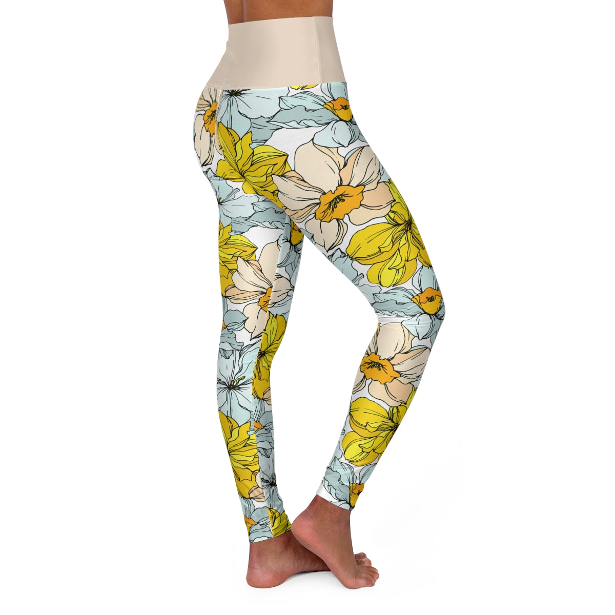 * Floral Collection Women's Yoga Pants - Margo Makaroff - Personalization Available