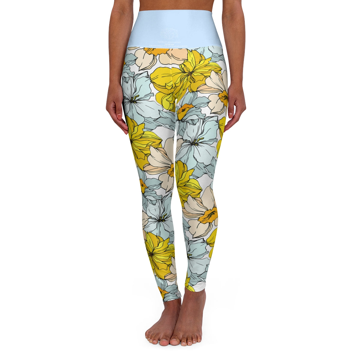 *Floral Women's Yoga Pants - Margo Makaroff - Personalization Available