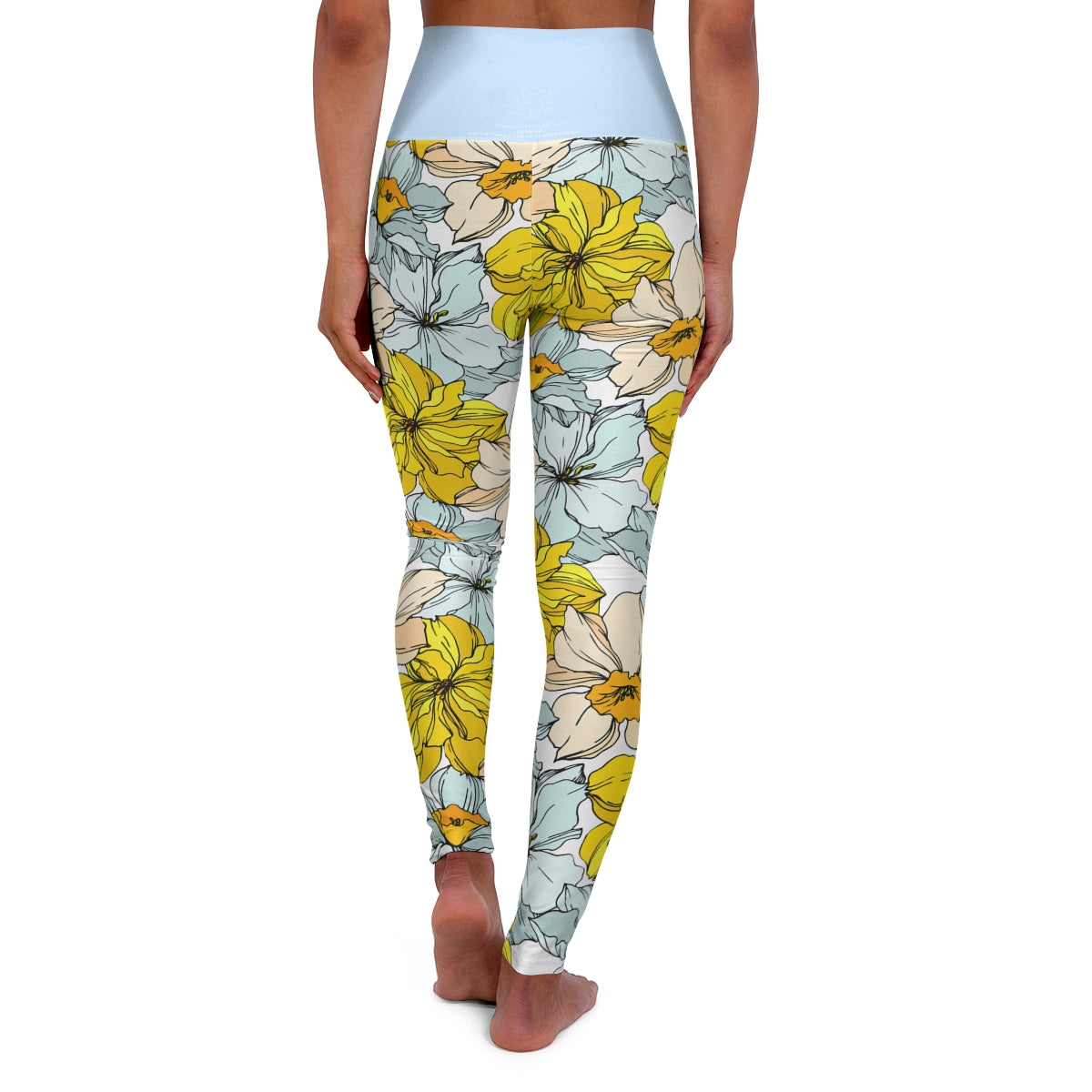 *Floral Women's Yoga Pants - Margo Makaroff - Personalization Available