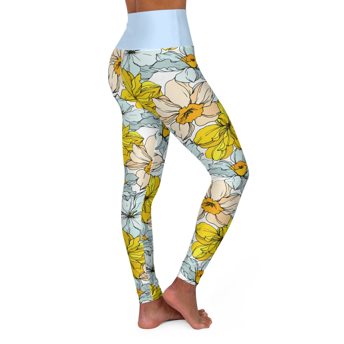 *Floral Women's Yoga Pants - Margo Makaroff - Personalization Available