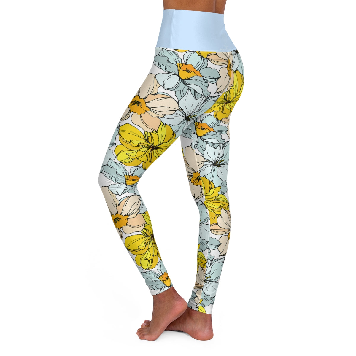 *Floral Women's Yoga Pants - Margo Makaroff - Personalization Available