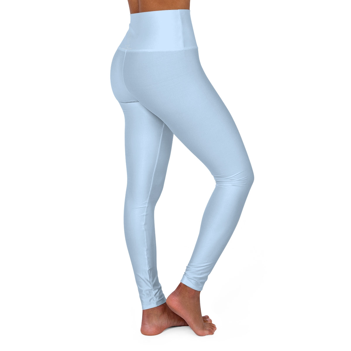 *Pastel Blue Women's Yoga Pants - Margo Makaroff - Personalization Available