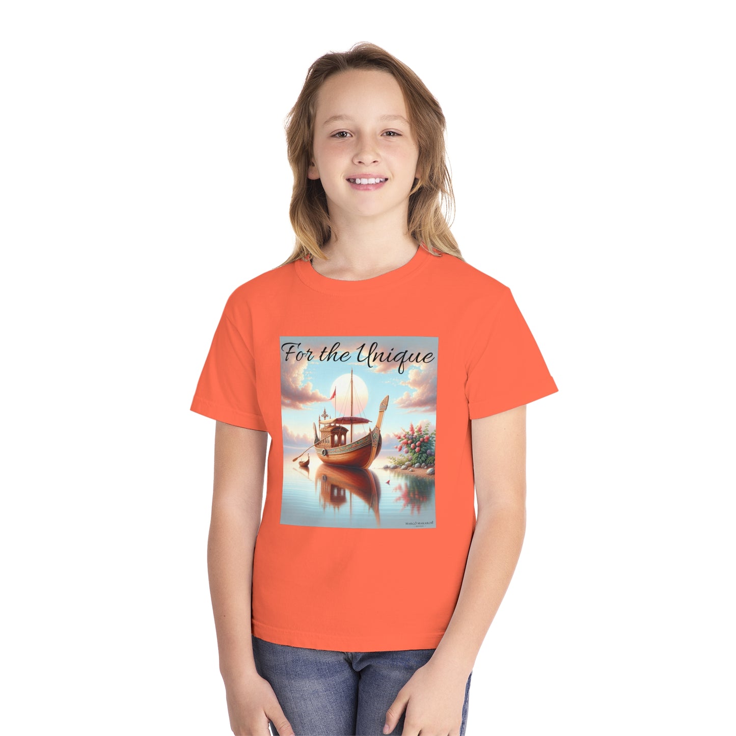 Youth "For The Unique" Tee - Design by Margo Makaroff with Personalization