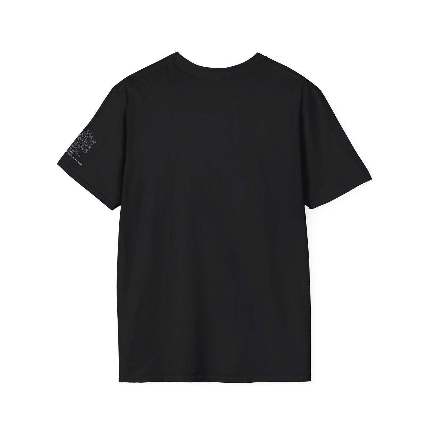 Monochrome Tiger Head Unisex T-Shirt by Margo Makaroff Design