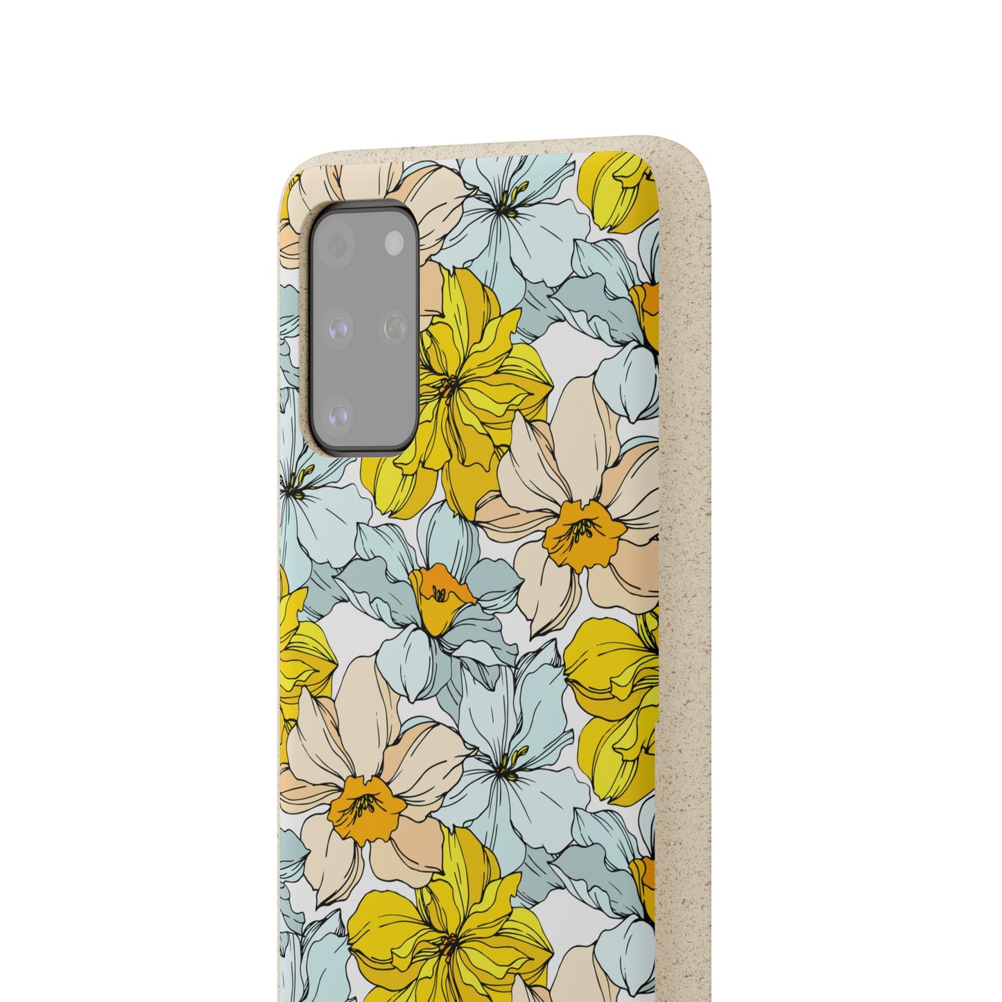 Floral Collection Biodegradable Phone Case - Eco-Friendly Style for Nature Lovers with Personalization by Margo Makaroff