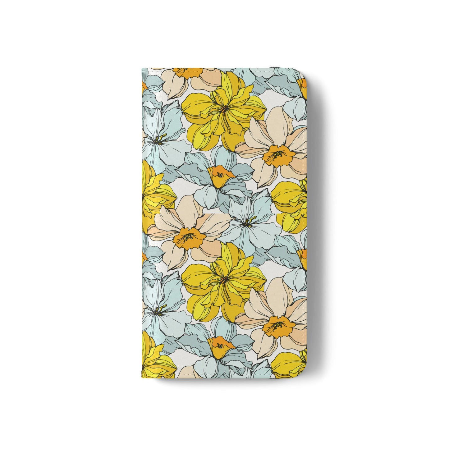 Floral with Pastel Yellow Wallet Case for iPhone & Android – Margo Makroff - Personalization Available