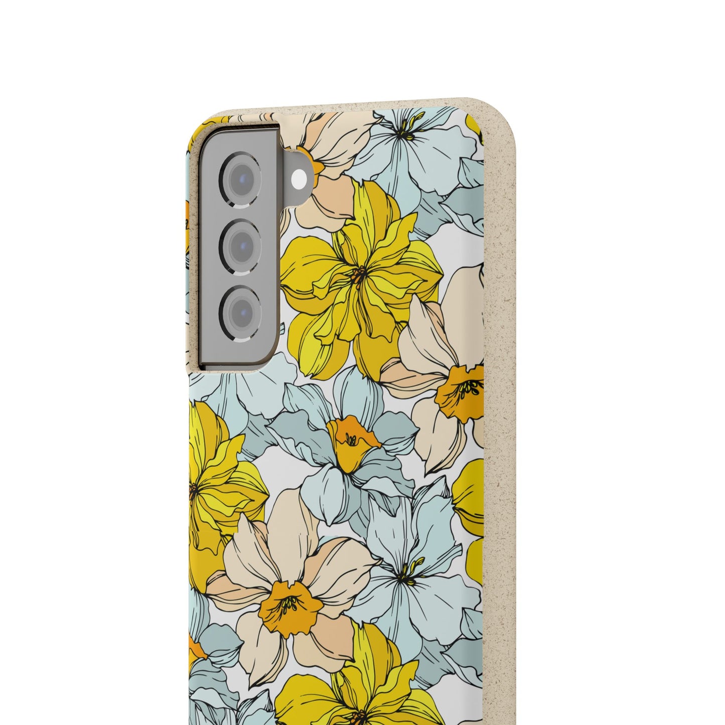 Floral Collection Biodegradable Phone Case - Eco-Friendly Style for Nature Lovers with Personalization by Margo Makaroff