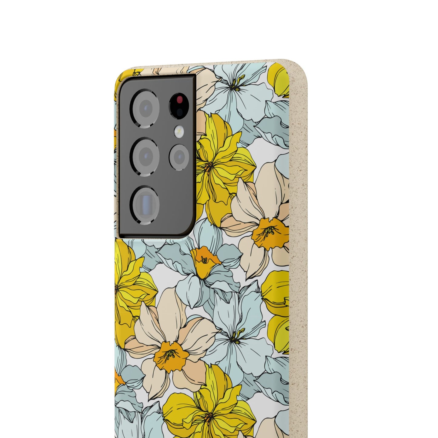 Floral Collection Biodegradable Phone Case - Eco-Friendly Style for Nature Lovers with Personalization by Margo Makaroff