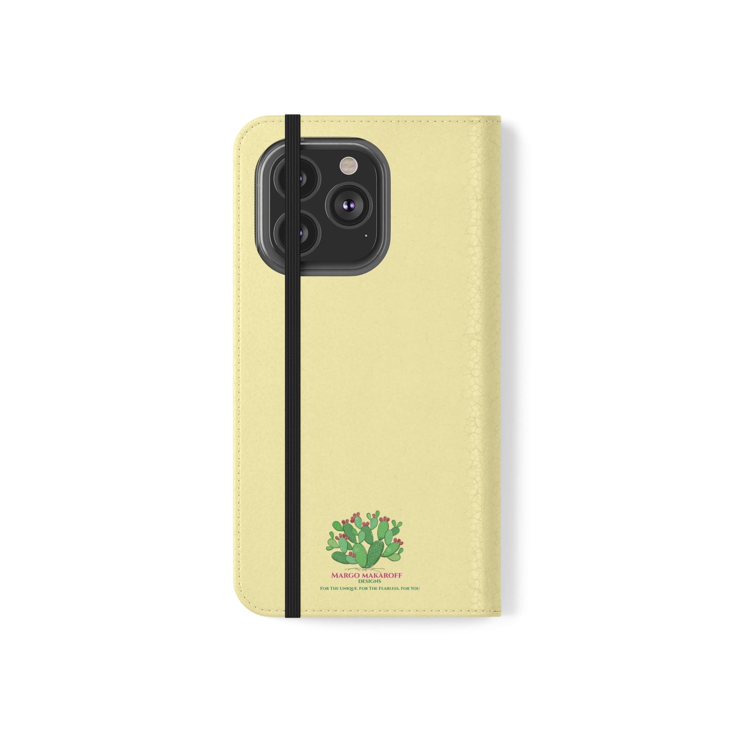 Floral with Pastel Yellow Wallet Case for iPhone & Android – Margo Makroff - Personalization Available
