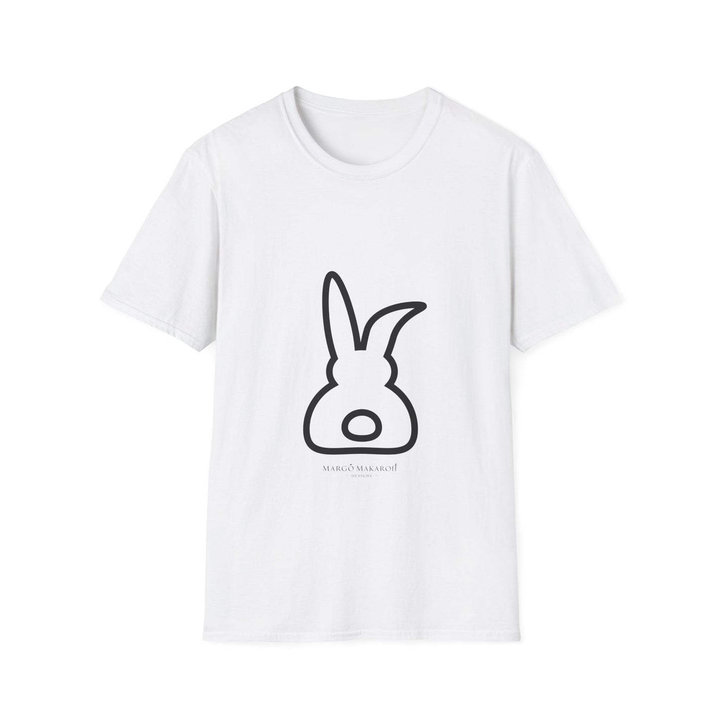 Easter Bunny Softstyle T-Shirt - Margo Makaroff- With Personalization
